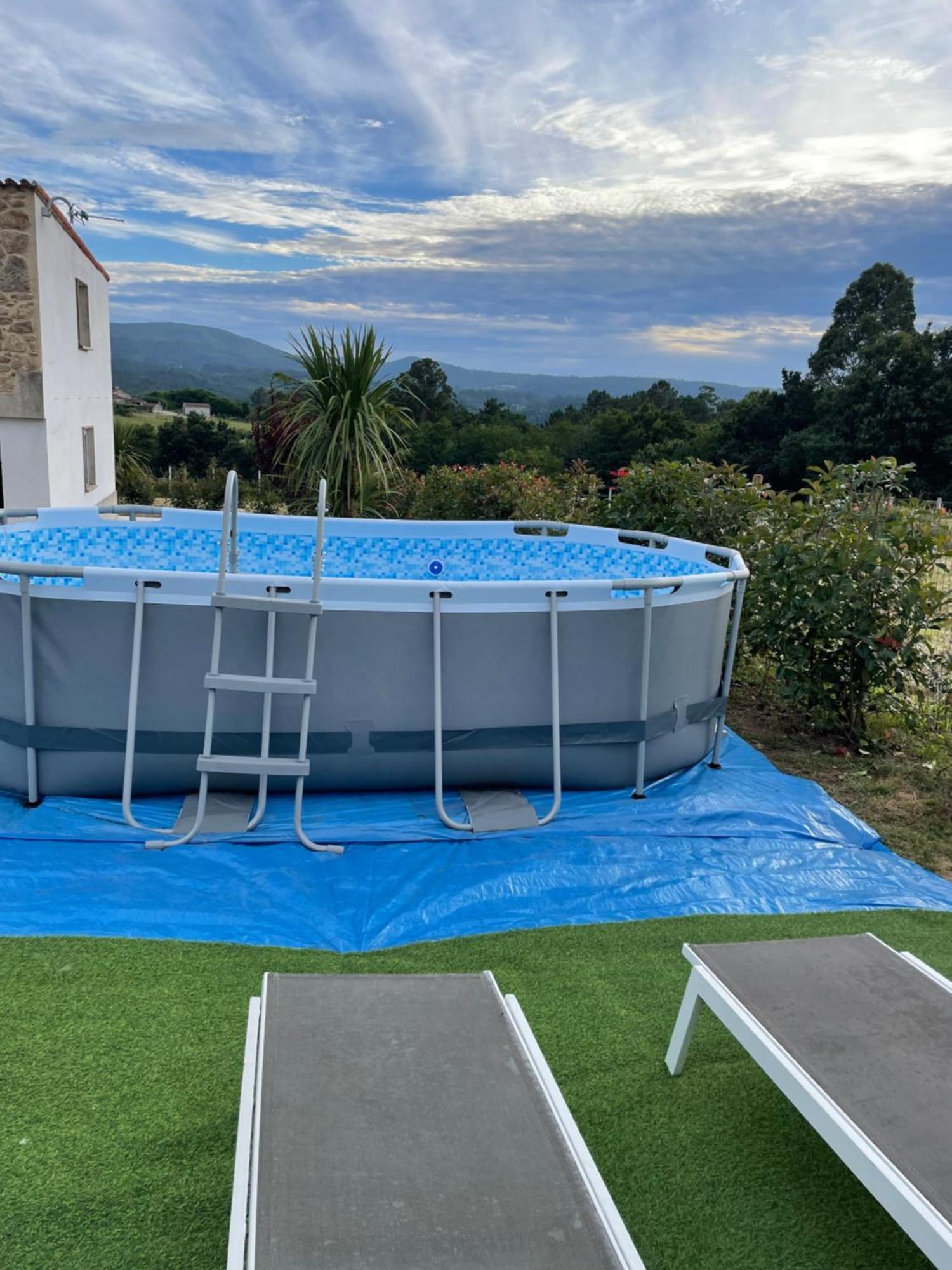 Casa Vanguardista En El Campo Cerca De Santiago Понтеведра Екстериор снимка
