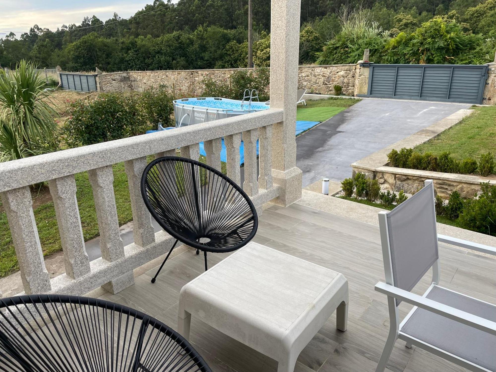 Casa Vanguardista En El Campo Cerca De Santiago Понтеведра Екстериор снимка